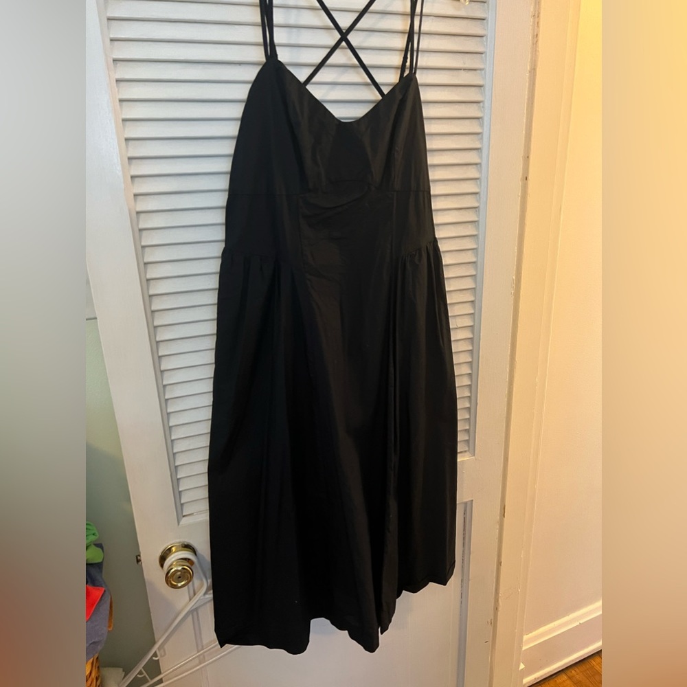 Cute black sundress with pockets
